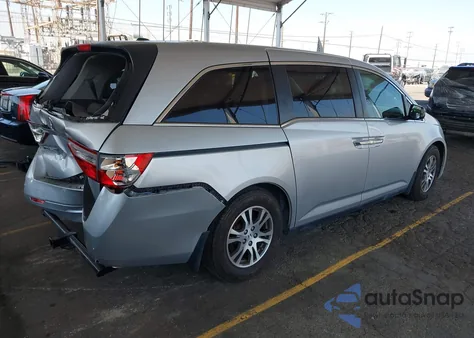 2011 Honda Odyssey Ex-L из США, поврежденный, VIN 5FNRL5H67BB099165